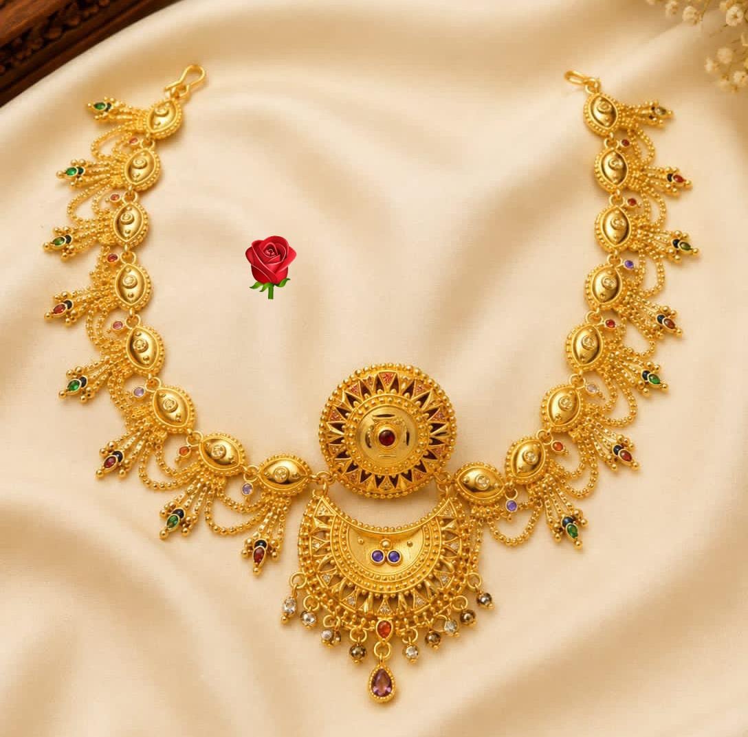 Gold looking polish guaranty rakhedi Set